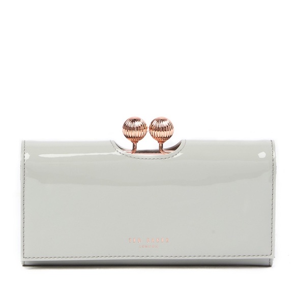 NWT! Yes Baker London Grey (mint green) Wallet - Picture 2 of 14